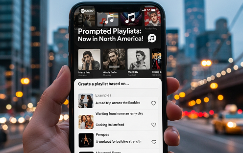قابلیت لیست پخش پیشنهادی اسپاتیفای به آمریکای شمالی رسید قابلیت لیست پخش پیشنهادی اسپاتیفای به آمریکای شمالی رسید